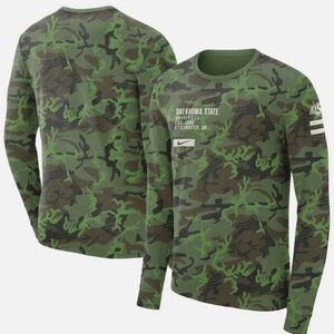 Nike OK State Camo Long Sleeve Tee